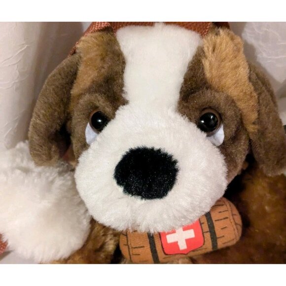St. Bernard Dog Backpack Plush Tags Cotfer Geneve Swiss Collection Bag Toddler - Picture 3 of 14